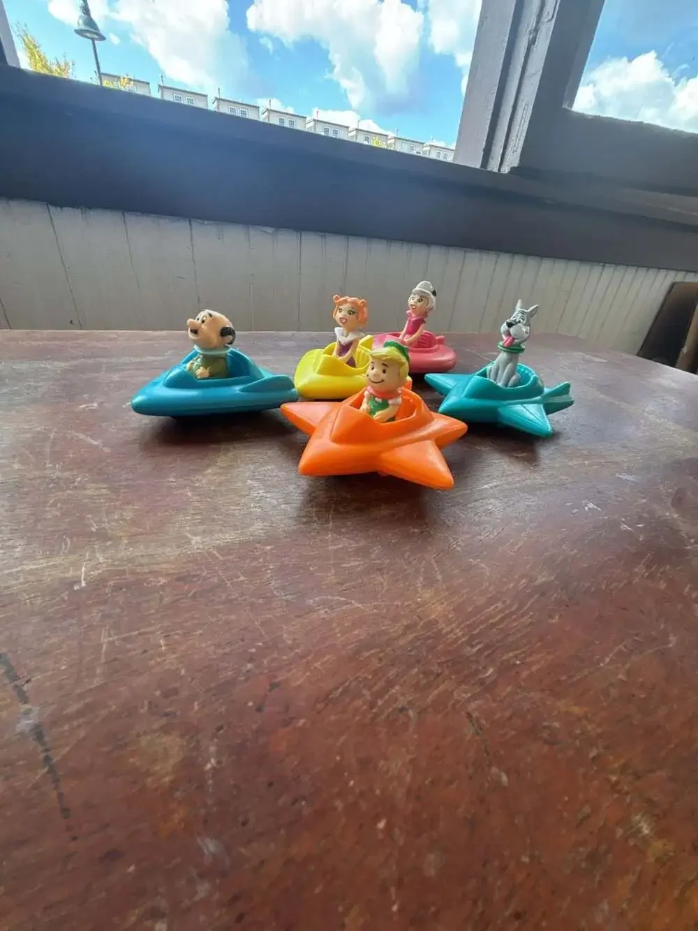 Vintage 1989 Wendy's The Jetsons Space Vehicles Toy Lot